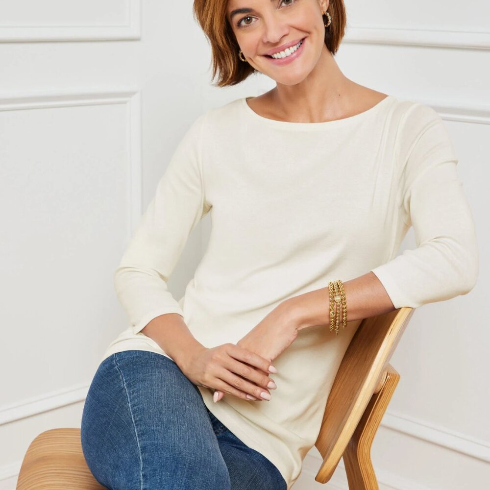 Talbots Classic White Blouse - image 1